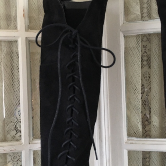 L4L Over The Knee Suedette Boots - 10M - Picture 6 of 11